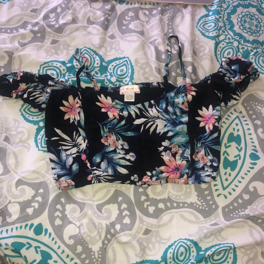 Floral Crop Top
